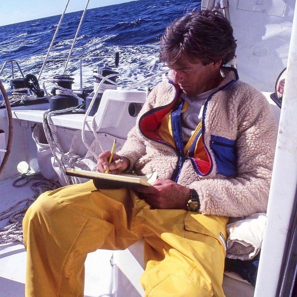 Large Deep Pile Fleece from All Blues Co. -in the style of vintage 80s Patagonia - Picture 3 of 9